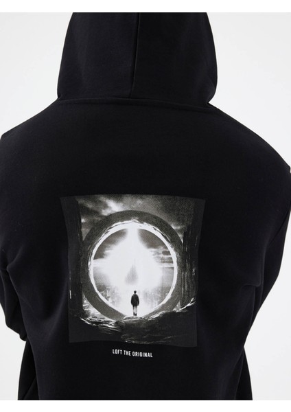 Siyah Erkek Sweatshirt LF2041279