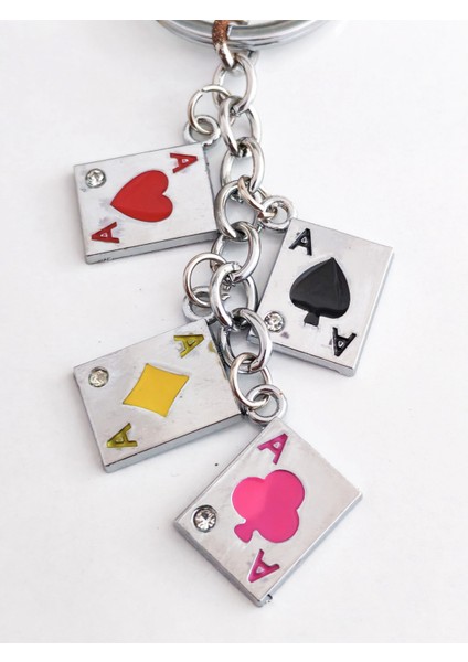 Iskambil Kağıt Serisi Metal Anahtarlık