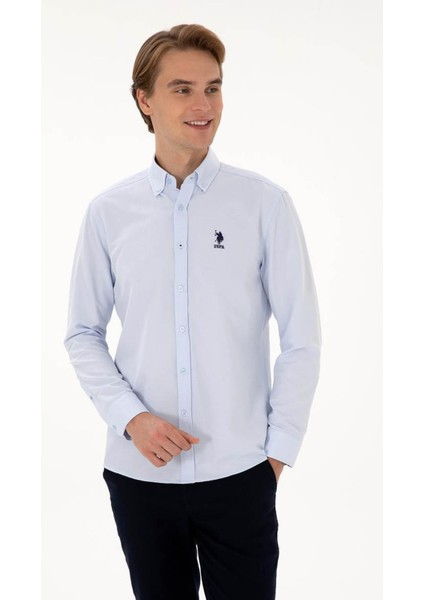 GOXREG025K Açık Mavi Erkek Gömlek 2225434