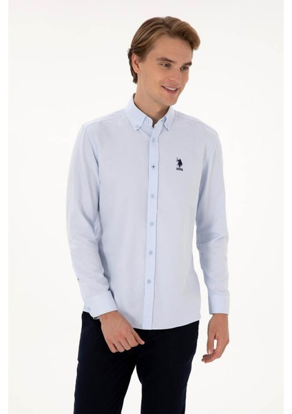 GOXREG025K Açık Mavi Erkek Gömlek 2225434 modelleri