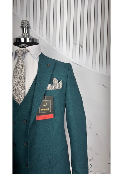 Slim Fit Yelekli Takım Elbise fiyatları