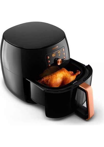 Yüksek Kapasiteli Akıllı Hızlı Pişirici, 1.4 Kg, 7.3 L, 2225W Siyah fırsatları