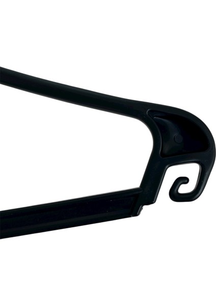 Takım Elbise Askısı, Mont-Kaban Askısı, Gelinlik Askısı, Siyah Renk, 5 Adet