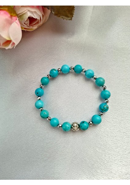 Turkuaz (Firuze) Hematit Bileklik 8 mm fiyatları