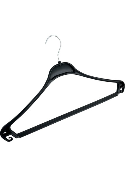 Takım Elbise Askısı, Mont-Kaban Askısı, Gelinlik Askısı, Siyah Renk, 20 Adet indirimleri