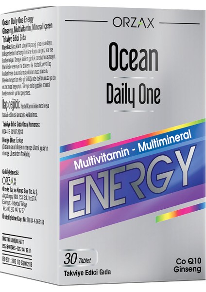 Daily One Energy 30 Tablet