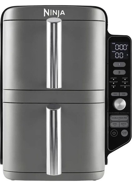 Çift Hazneli Az Yağlı Pişirici, 9.5l, Beyaz, Pratik ve Sağlıklı Pişirme Aracı
