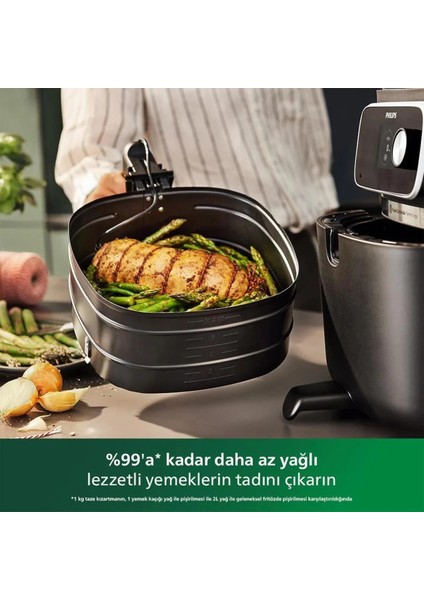 22 Fonksiyonlu 8.3l Airfryer, 2200W, Siyah, Yeni Seri indirimleri