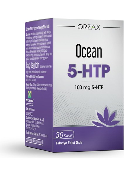 5-Htp 100 Mg 30 Kapsül