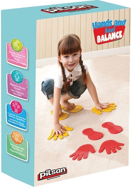 03 707 El ve Ayak Denge Oyunu Kırmızı-Sarı-Mavi