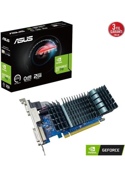 GT710 2GB GT710-SL-2GD3-BRK-EVO DDR3 64bit HDMI DVI PCIe 16X v2.0 indirimleri