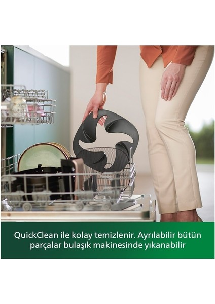 Akıllı Hava Fryer Star Beyaz, Aksesuar Hediyeli, Pratik ve Şık Tasarım