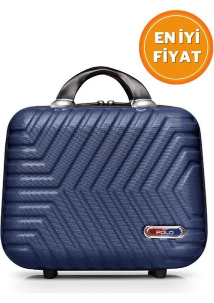 Şık Lacivert Makyaj ve El Çantası, Kullanışlı ve Zarif Tasarım.