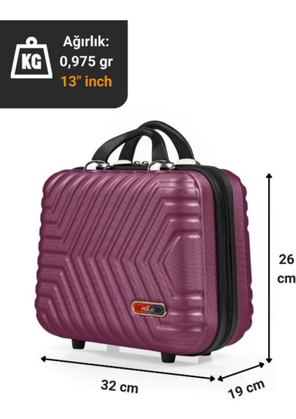 Mor Mürdüm Şık Makyaj ve El Çantası, Zarif ve Kullanışlı Tasarım indirimleri