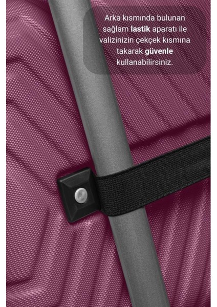 Mor Mürdüm Şık Makyaj ve El Çantası, Zarif ve Kullanışlı Tasarım