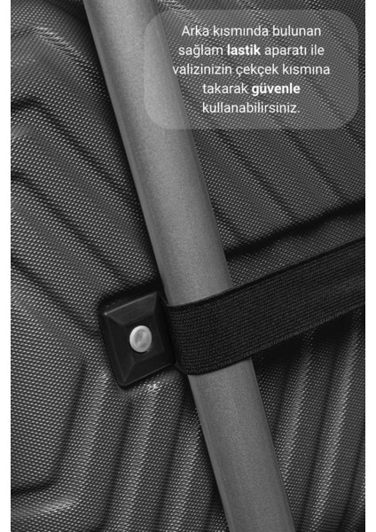 Koyu Gri Çok Amaçlı El ve Makyaj Çantası, Şık ve Kullanışlı Tasarım