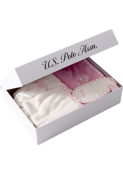 U.s. Polo Assn Kız Bebek Bornoz Set Ekru fırsatları