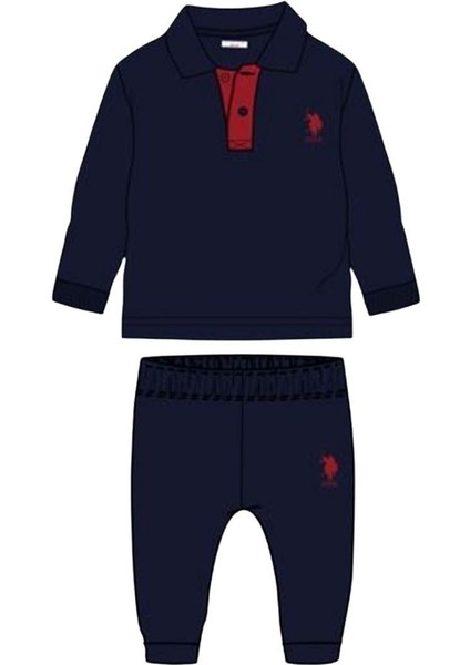 U.s. Polo Assn Erkek Bebek 2 Li Takım Lacivert