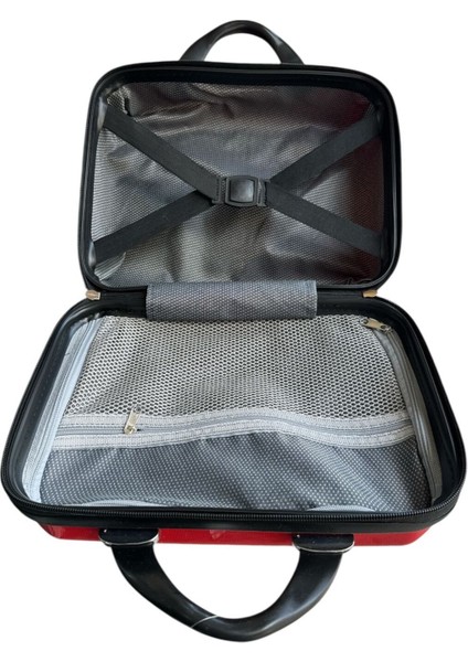 Kırmızı Silikon Makyaj ve Tıraş Çantası, Hafif ve Şık Tasarım modelleri