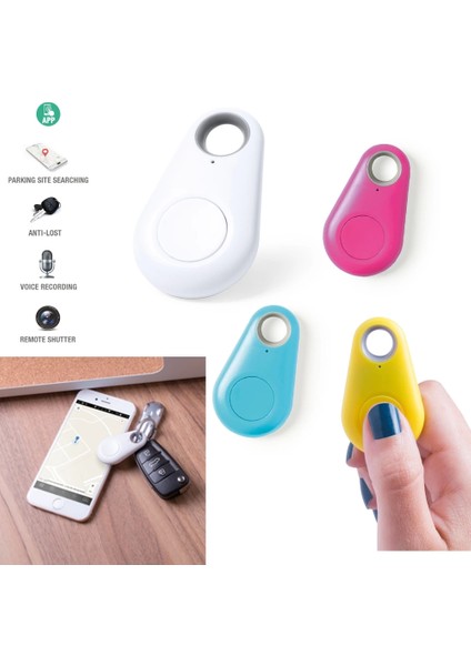 Mini Akıllı Anahtar Bulucu Bluetooth Tracker Evcil Hayvan ve Eşya Gps Bulucu Anti-Kayıp Sensör ( Lisinya ) fiyatları