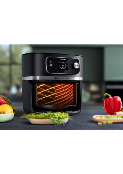 Akıllı Wi-Fi Airfryer 8,3 Lt, Android ve Apple Uyumlu, Geniş Hacim, Şık Tasarım indirimleri