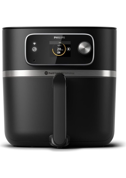 Aile Boyu 8,3l Uzaktan Bağlantılı Çok Fonksiyonlu Airfryer Siyah