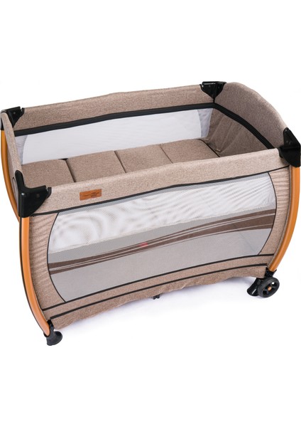 Comfymax Power Park Yatak Oyun Parkı 70X110 - Wood Brown fırsatları