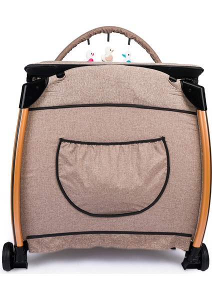 Comfymax Power Park Yatak Oyun Parkı 70X110 - Wood Brown