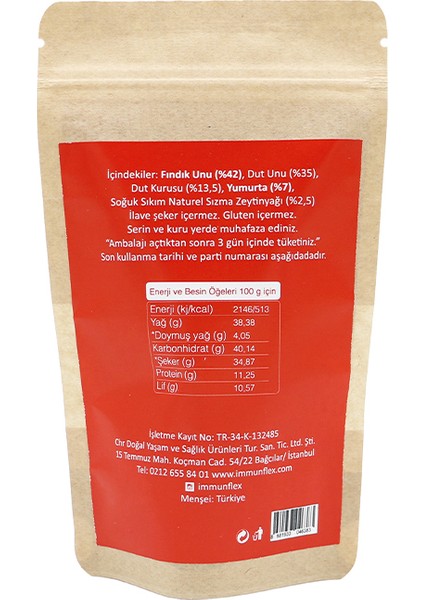 Dutlu Fındıklı Kurabiye 4 Paket Glutensiz modelleri