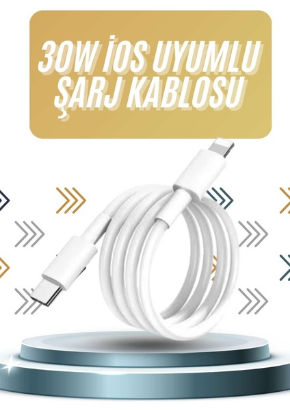 Sepetim Ios Tüm Serilerle Uyumlu 30W Hızlı Şarj Aleti 11 12 13 14/pro Max Mini Plus