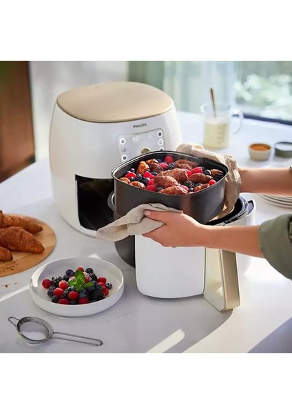 Akıllı Xxl Airfryer, 1.4 Kg, 7.3 L Kapasite, Aksesuar ile Sağlıklı Pişirme