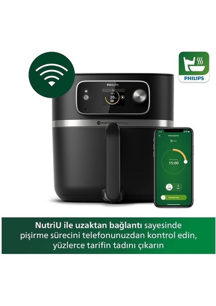 7000 Serisi Combi Xxl Bağlantılı Hava Fritöz, Beyaz fiyatları
