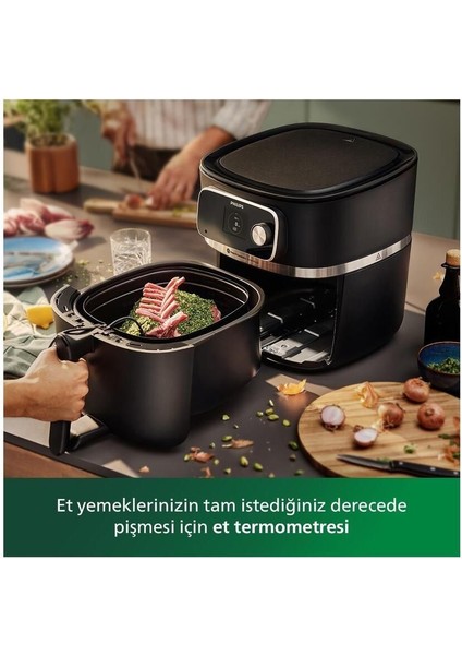 7000 Serisi Combi Xxl Bağlantılı Hava Fritöz, Beyaz