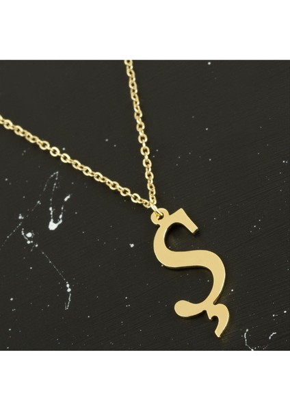 Depomix Prinç Harfli Kolye-Ş