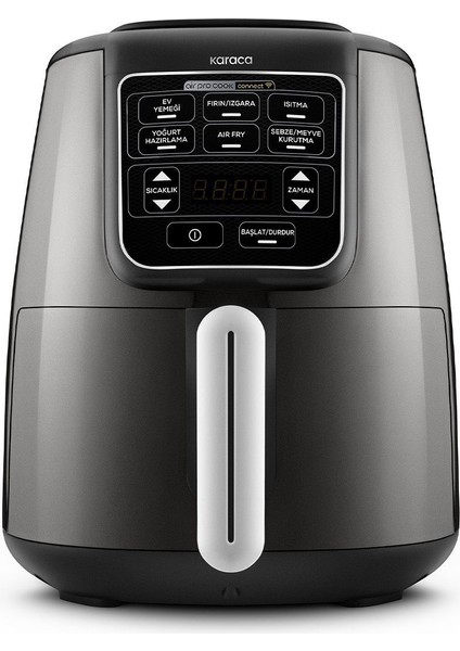 2'si Birlikte Uzaktan Kontrol Edilebilir Hava Fritözü, Gri Renk modelleri