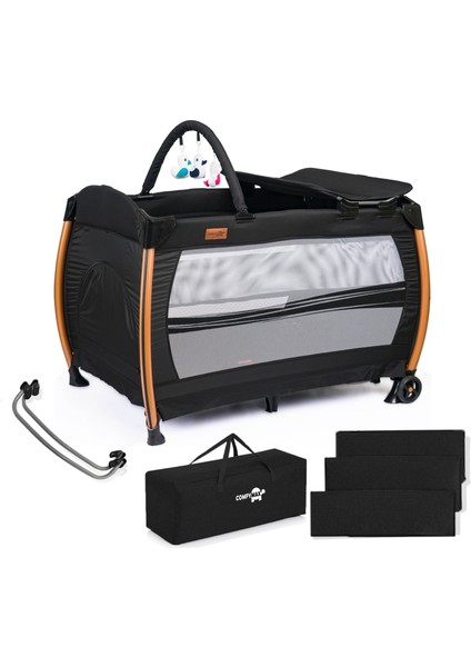 Comfymax Power Park Yatak Oyun Parkı 70X110 - Cosmos Black