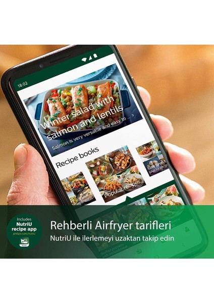 Aile Boyu 7.2l Fritöz, 16 Programlı, Dokunmatik Ekran, Siyah