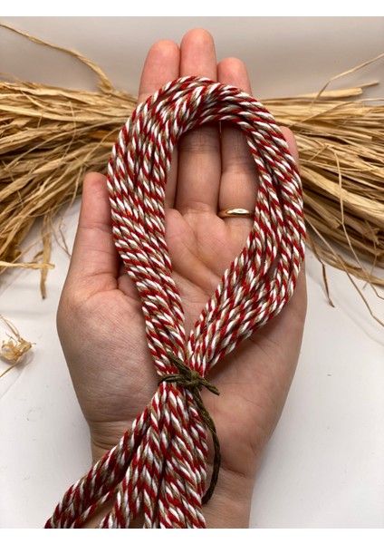 Premium (200 Metre 200 Gr) Marteniçka Karışık Renkli Hediye Paket Ipi Bileklik Kolye Yılbaşı fiyatları