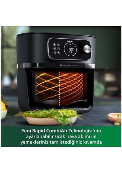 7 Kişilik Çok Fonksiyonlu Hızlı ve Bağlantılı Airfryer, Beyaz Renk modelleri