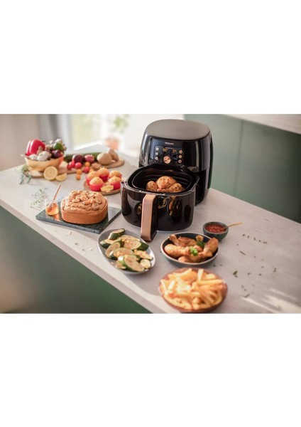 Yüksek Güçlü Akıllı Sıcak Hava Fritözü, LED Ekran, Beyaz, Xxl Kapasiteli indirimleri