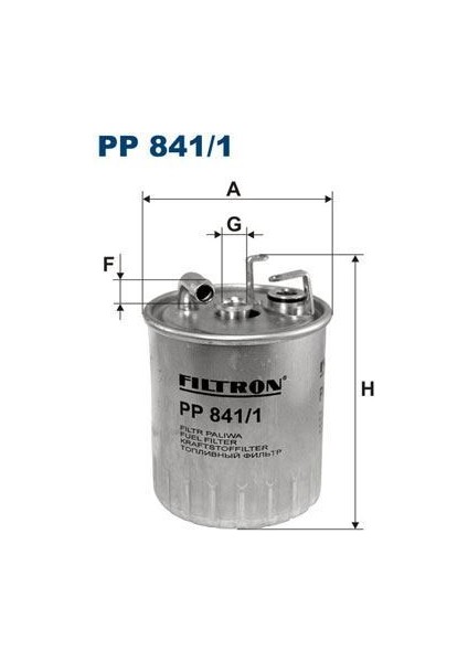 Fıltron PP841.1 - Yakıt Fıltresı Mercedes OM668 OM611 W168 W414 W638 B901 B905
