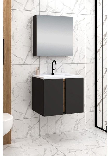 %100 Mdf - 65 cm Lavina Banyo Dolabı modelleri