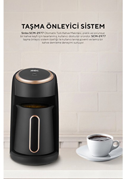 Otomatik Türk Kahve Makinesi 5 Fincan SCM-2977