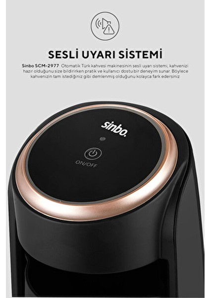 Otomatik Türk Kahve Makinesi 5 Fincan SCM-2977