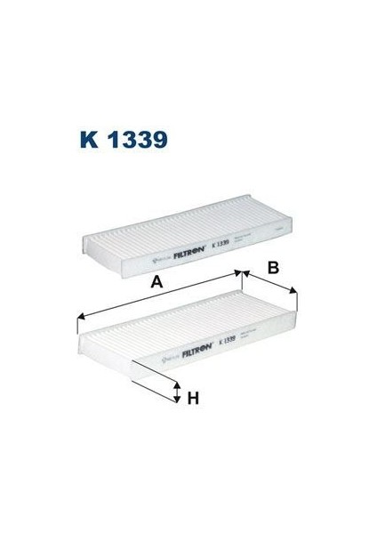 Fıltron K1339-2X - Kabin Filtresi Peugeot 301 1.6 Vti 115 115HP 01/13-