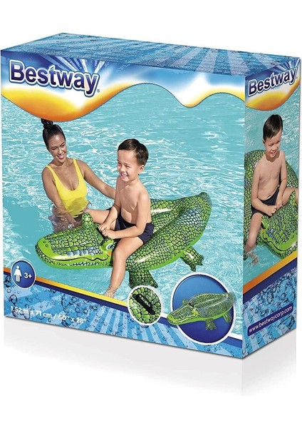 Bestway Tutunmalı Timsah Binici 152X71 Cm- 41477 (Lisinya) fiyatları