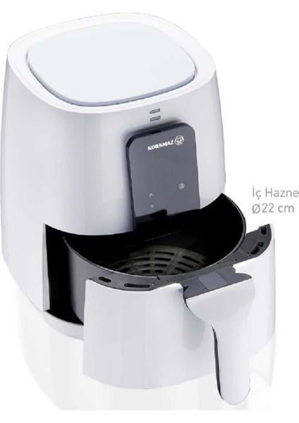 Beyaz 4 Litre Airfryer, Sağlıklı ve Pratik Yemekler Için Ideal Seçenek modelleri