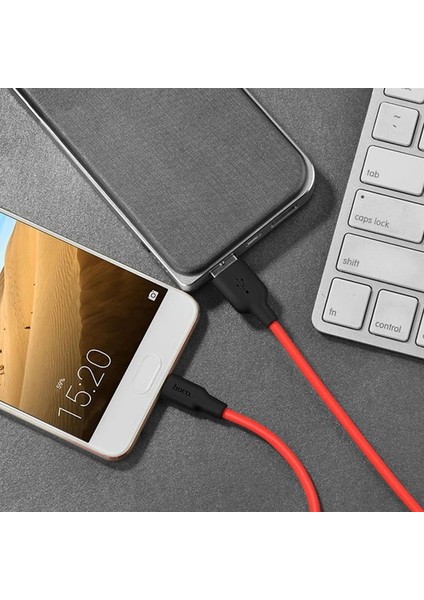 Hoco X21 USB To Type-C 3A Silikon Hızlı Şarj ve Data KABLOSU-(1903) - BRF17189-5093 fırsatları