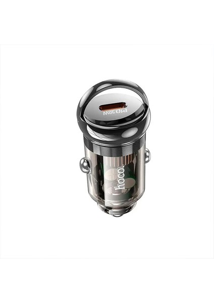 Hoco Z53 Sight Single PD30W Type-C Girişli Araç Çakmaklık Hızlı Şarj Aleti-(1 - BRF12604-789