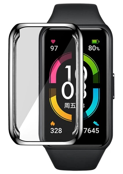 Huawei Honor Band 6 360 Koruma Ultra Ince Silikon KILIF-(1903) - BRF11436-2080